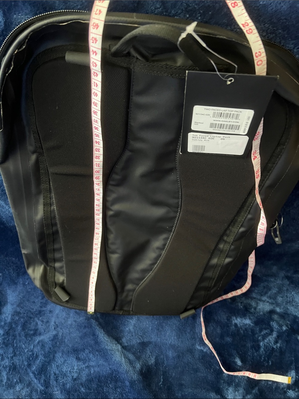 Oakley Black two faced laptop pack with Tonal Logo - Picture 3 of 5